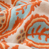 Soft cotton gauze weave detail