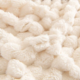 Pet-Friendly Plush Couch Cover · Vanilla Cream