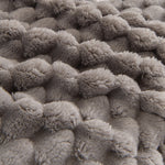 Pet-Friendly Plush Couch Cover · Slate Gray