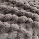 Pet-Friendly Plush Couch Cover · Slate Gray