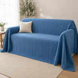 The Pet-Friendly Couch Cover in Ocean Blue