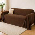 The Pet-Friendly Couch Cover in Chestnut Mocha