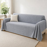 The Pet-Friendly Couch Cover in Stone Gray