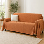 The Pet-Friendly Couch Cover in Rust Orange