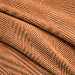 Pet-Friendly Herringbone Couch Cover · Rust Orange - weave macro