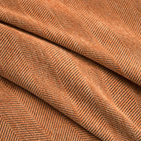 Pet-Friendly Herringbone Couch Cover · Rust Orange - weave macro