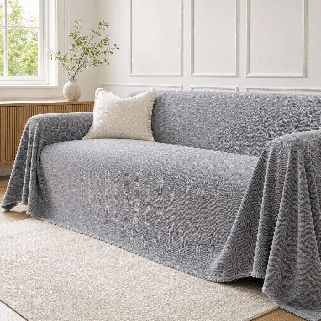herringbone cover stone gray hero