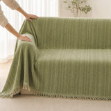 Pet-Friendly Herringbone Couch Cover · Olive Grove