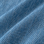 Pet-Friendly Herringbone Tassel Couch Cover · Ocean Breeze