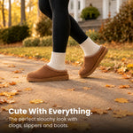 Cute with everything - clogs and fall outfit